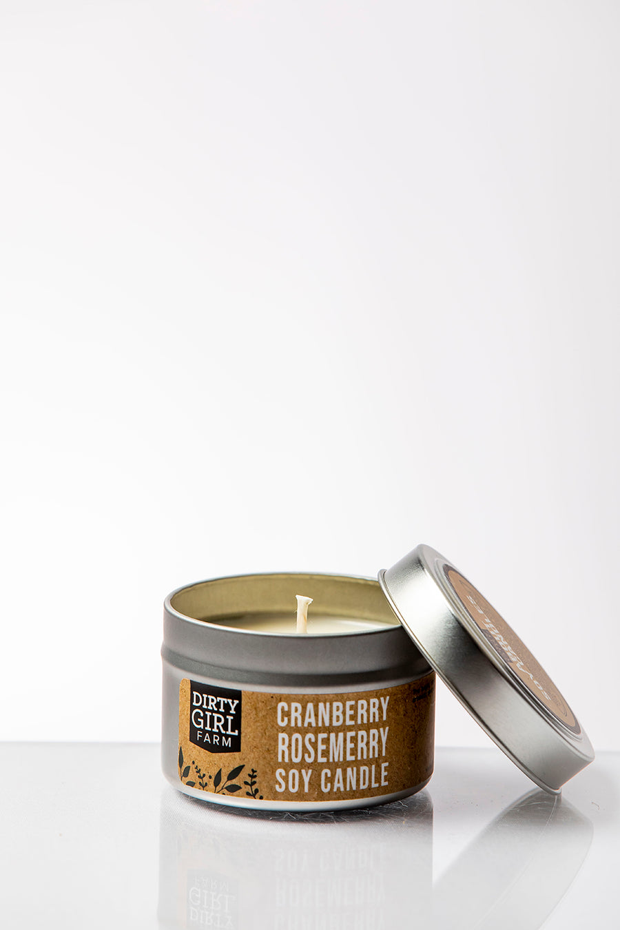 Cranberry and Rosemary Soy Candle